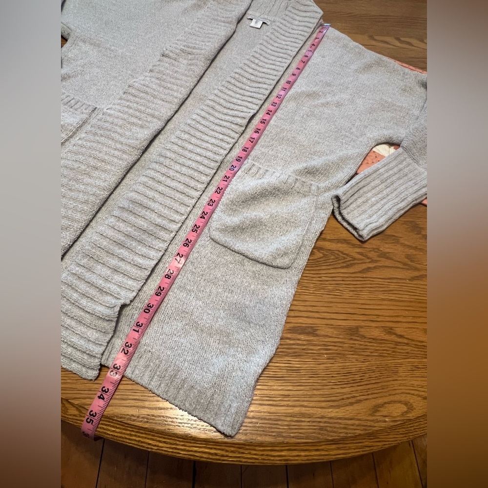 cupcakes and cashmere Long Sleeve Open Front Cardigan Wrap Sweater - Large - Picture 9 of 12